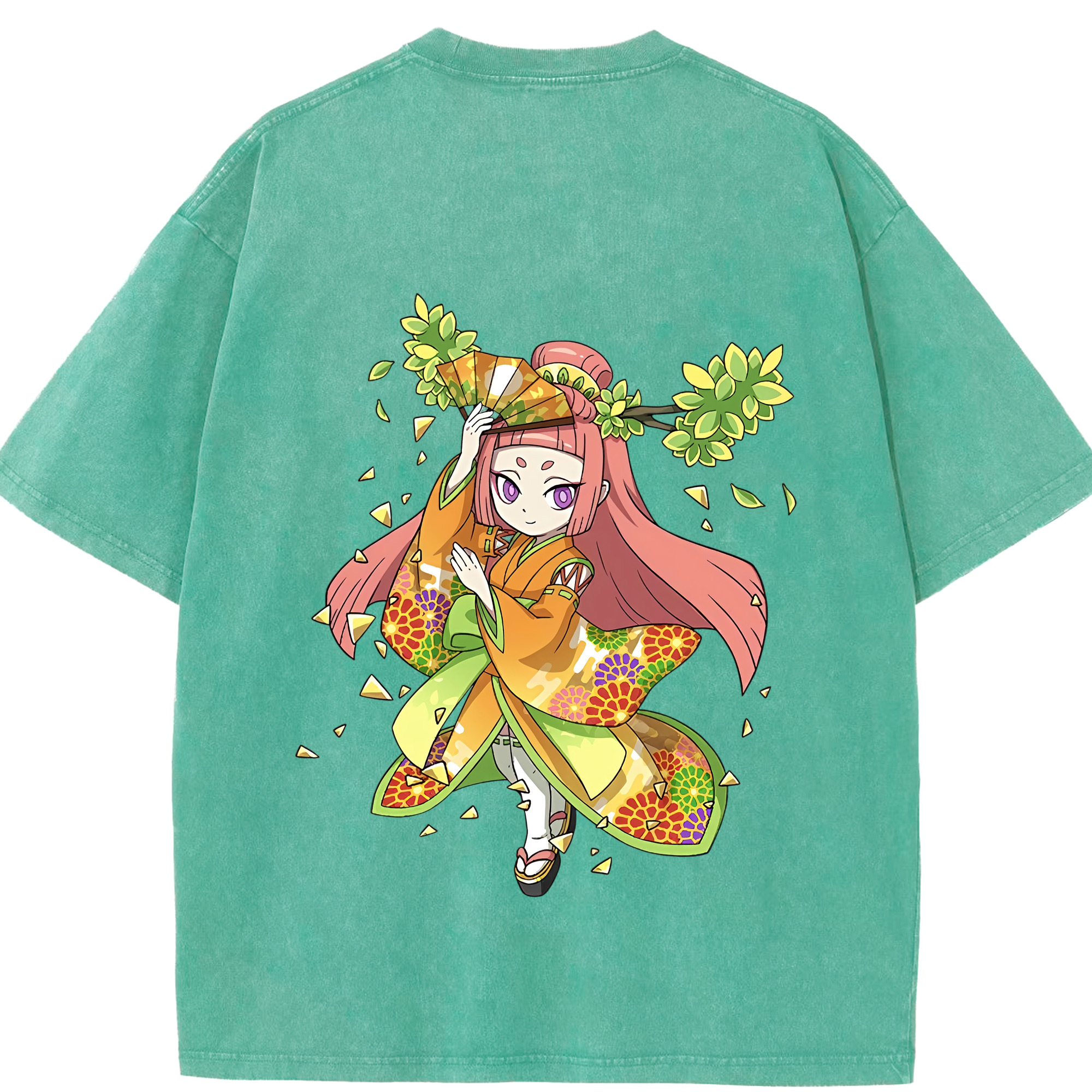 （画像用） 妖怪ウォッチ Yo-kai Watch 綿100% ヴィンテージ風 半袖Tシャツ（背面プリント）